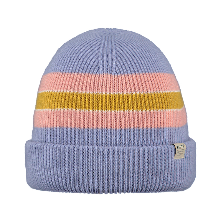 Barts Kids Melona Beanie in Flieder, Ocher & Rosa Streifen