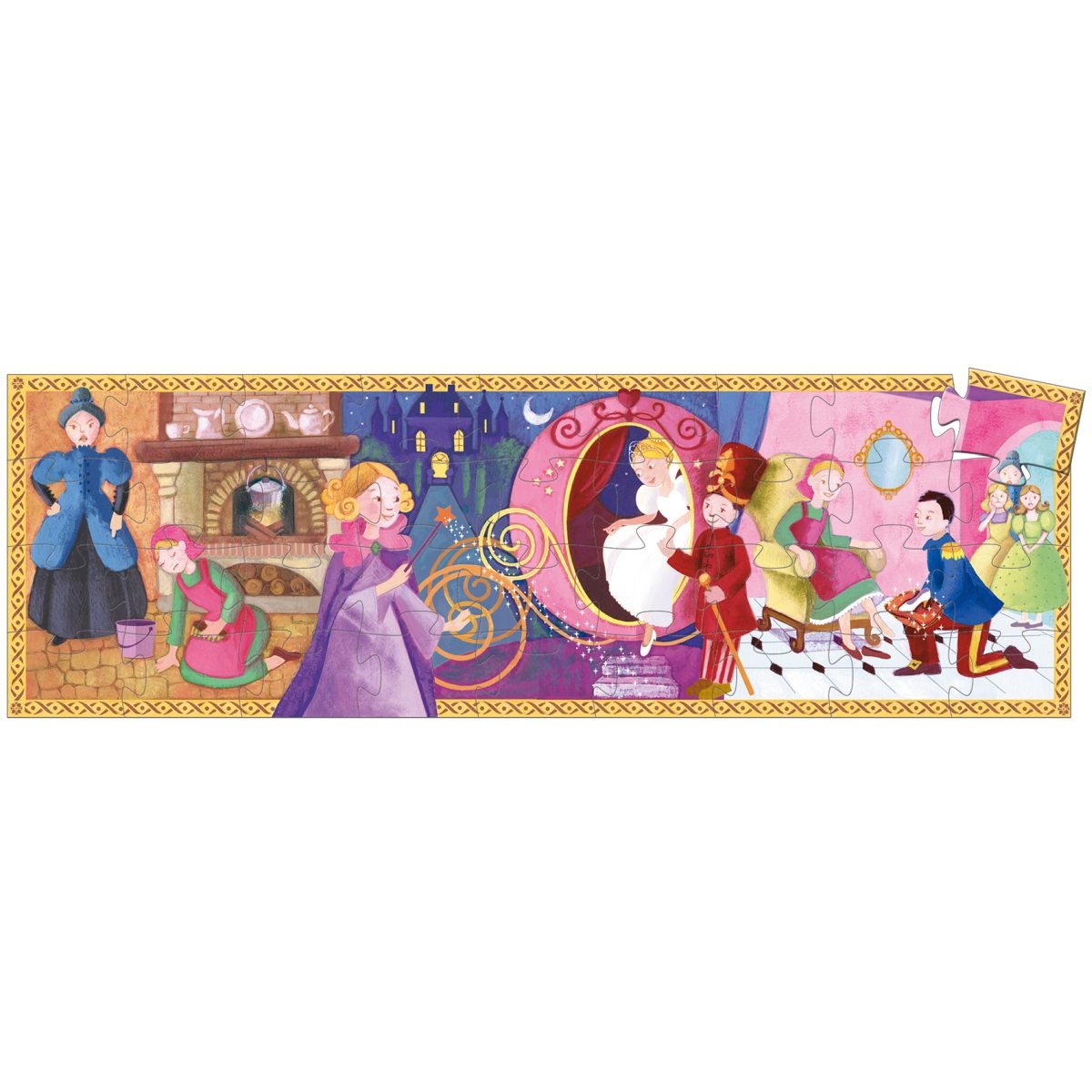 DJ07232-Puzzle-Cinderella-36-Teile-2 Djeco Puzzle Cinderella - 36 Stück