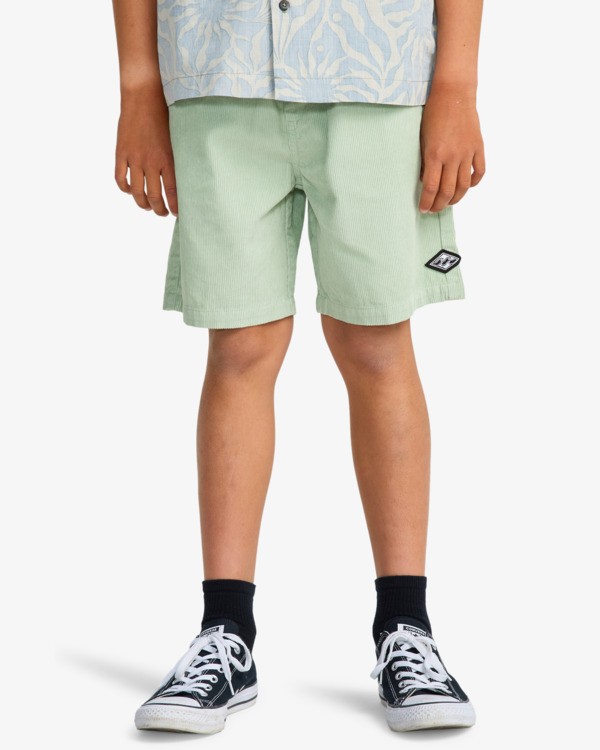 Billabong Jungs Larry Cord Short in Pistazie Grün Billabong Jungs Larry Cord Short in Pistazie Grün