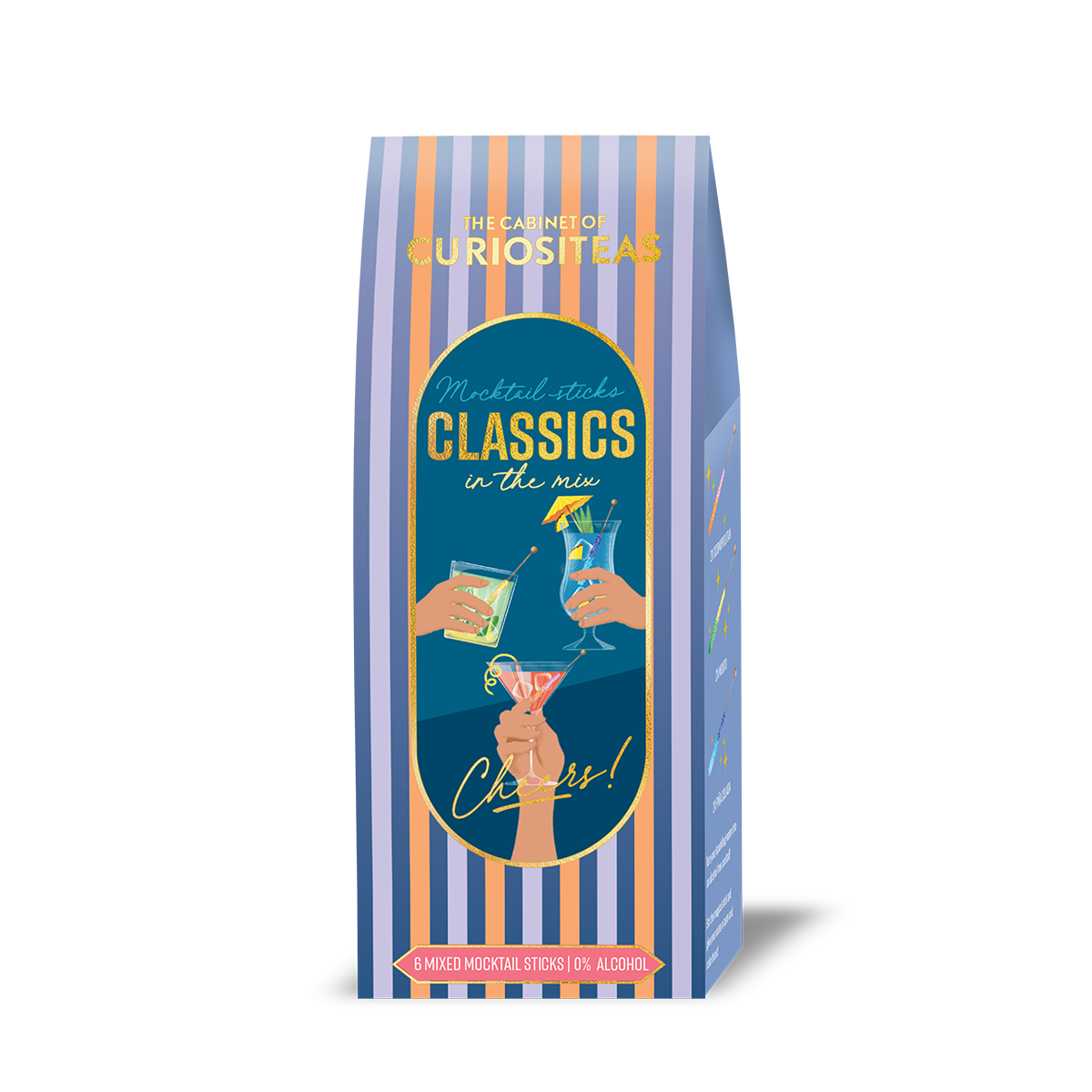 The Cabinet of CuriosiTeas Mocktail Sticks (6 Sticks in 1 Box) - gemischtes Set Classics 