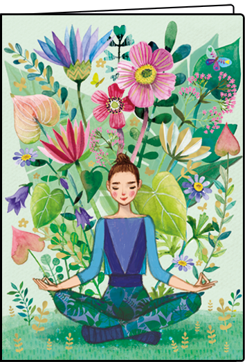 Edition Gollong Notizbuch A6 - gepunktet - Mila Marquis - Yoga