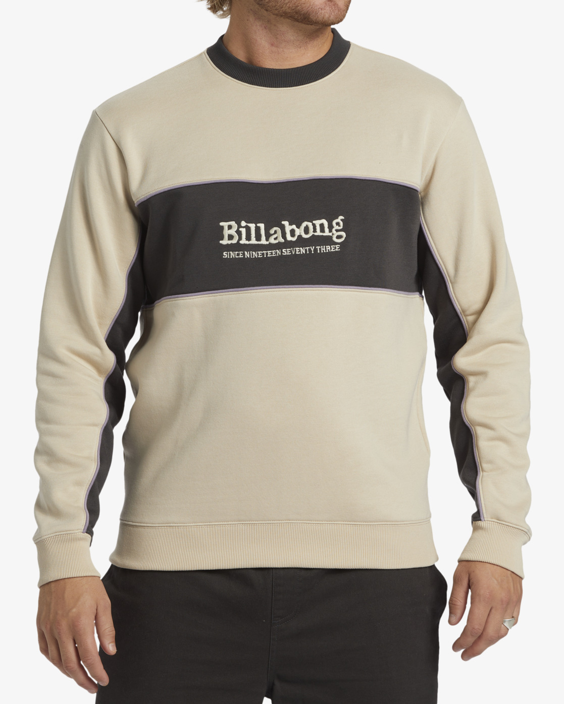 Billabong Project Pullover für Männer - Chino/Creme-Braun - SALE Billabong Project Pullover für Männer - Chino/Creme-Braun - SALE
