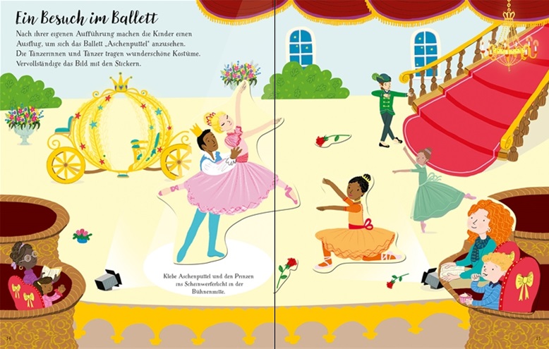 Usborne Mein Erstes Stickerbuch - Die Ballettaufführung