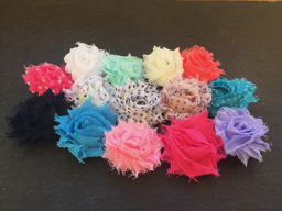 Wowzers Blütenclips - Shabby Chic für Haare & Kleidung - Petit Größe
