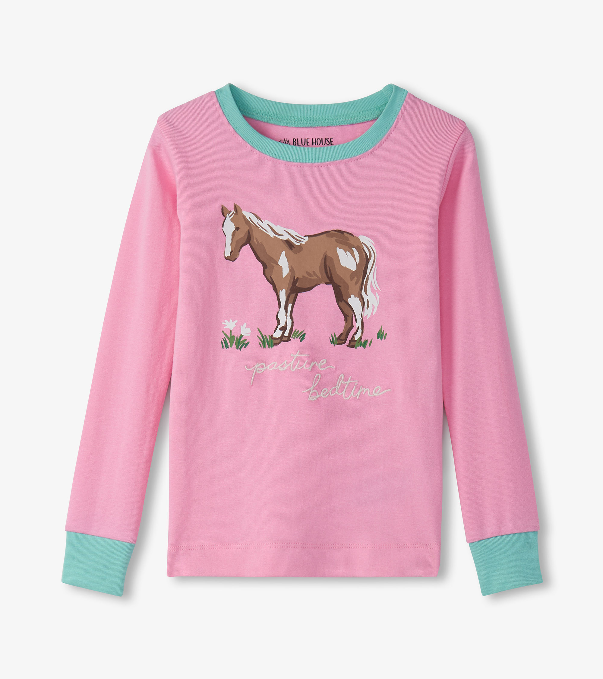 Little Blue House Pyjama Western Horses - Pferde - Pasture Bedtime