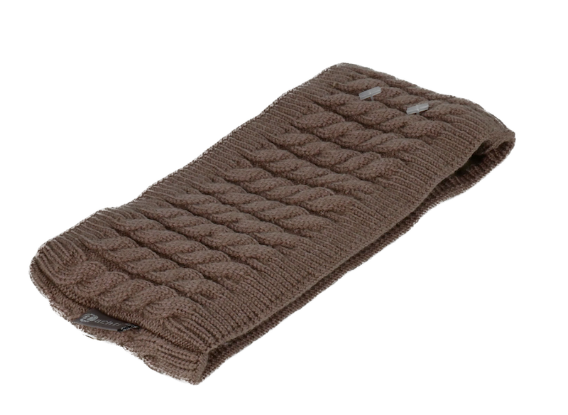 KisMe Strick Stirnband mit Fleece Futter - Kabelstrick Braun KisMe Strick Stirnband mit Fleece Futter - Kabelstrick Braun