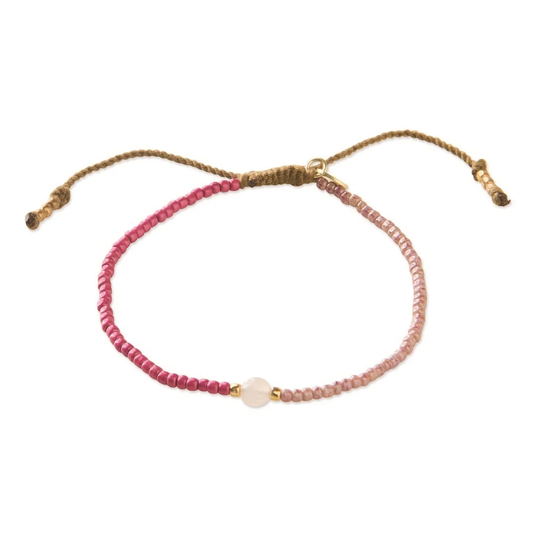A Beautiful Story Pleasure Rosenquarz Armband