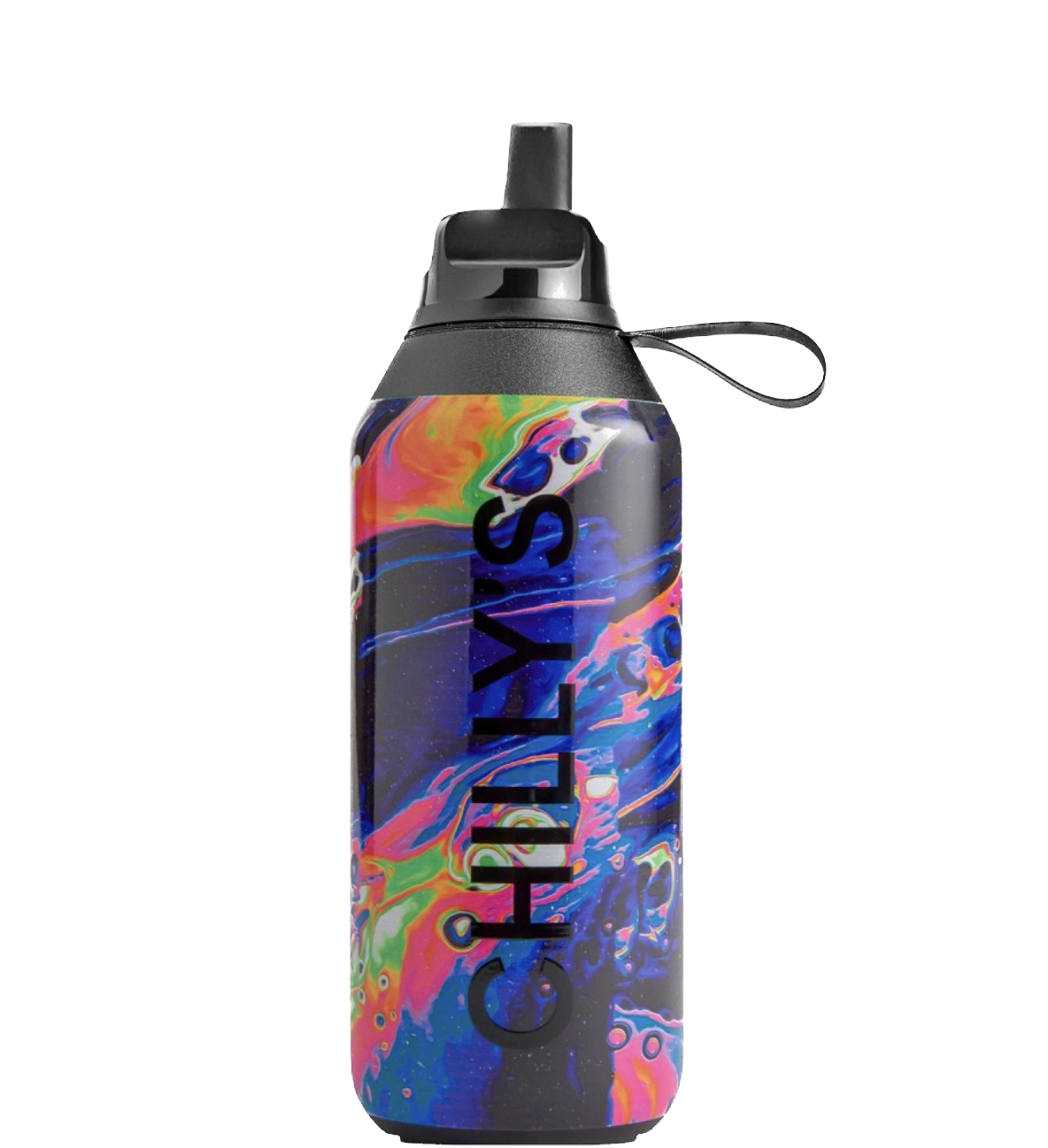 Chilly's Edelstahl Thermos Flasche Series 2 - 500ml - Dreamscape Neon Galaxy Chilly's Edelstahl Thermos Flasche Series 2 - 500ml - Dreamscape Neon Galaxy