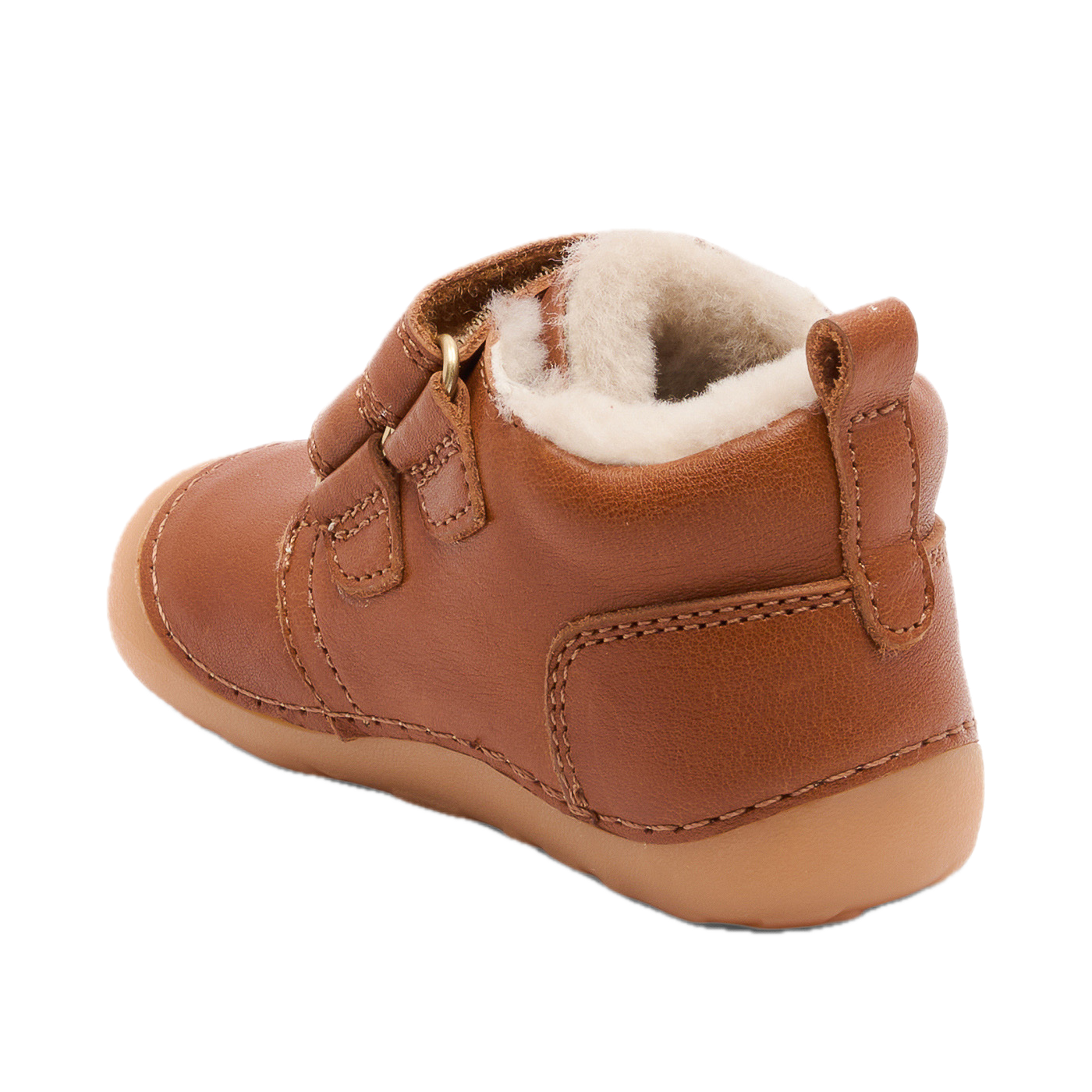 Bisgaard Lederschuh Barefoot Carter Lamb - Lammfell - Cognac Bisgaard Lederschuh Barefoot Carter Lamb - Lammfell - Cognac