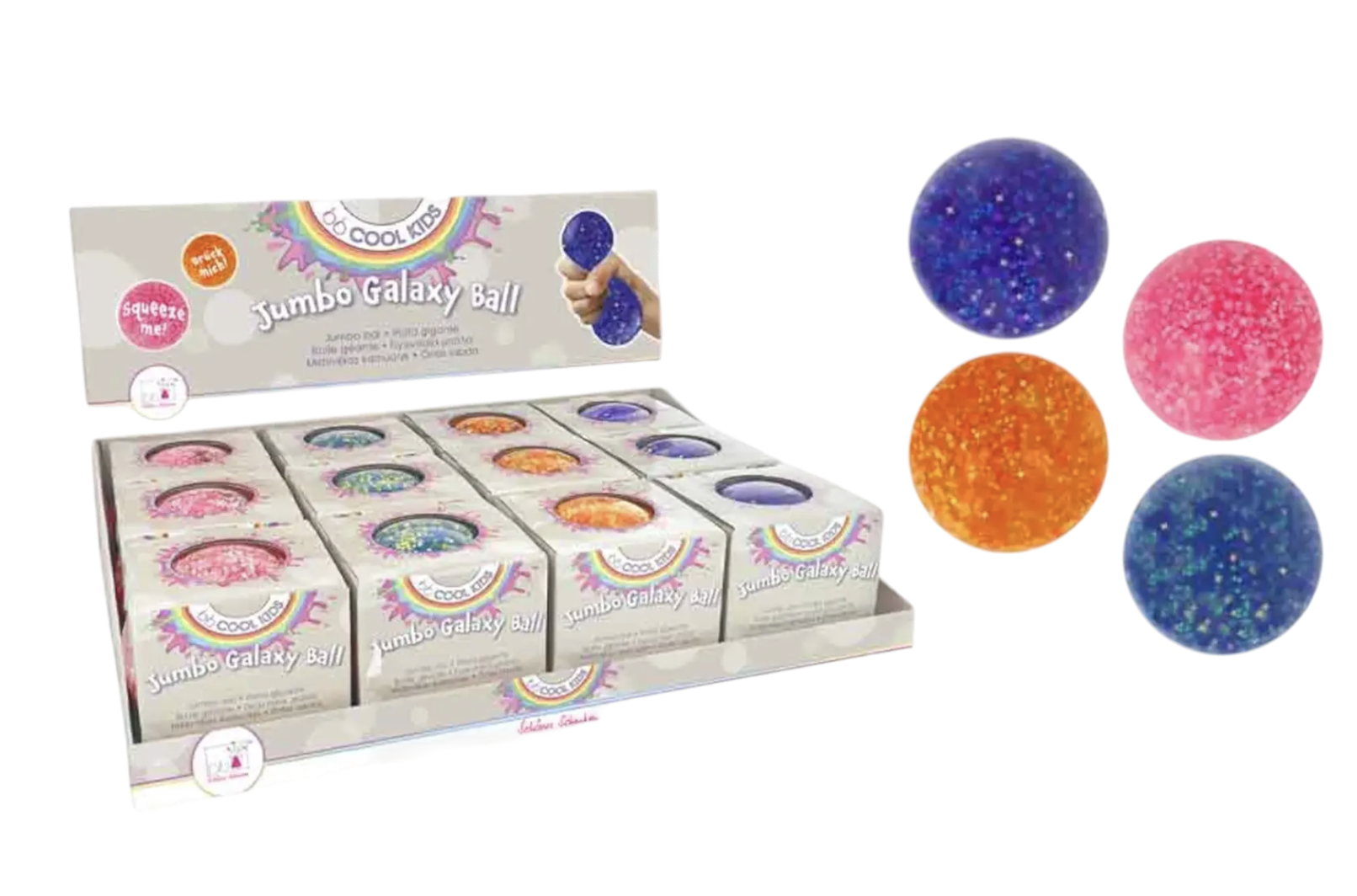 Schönes Schenken Anti-Stress Quetschball Galaxie in Jumbogröße - Wählen Sie Ihre Farbe Schönes Schenken Anti-Stress Quetschball Galaxie in Jumbogröße - Wählen Sie Ihre Farbe