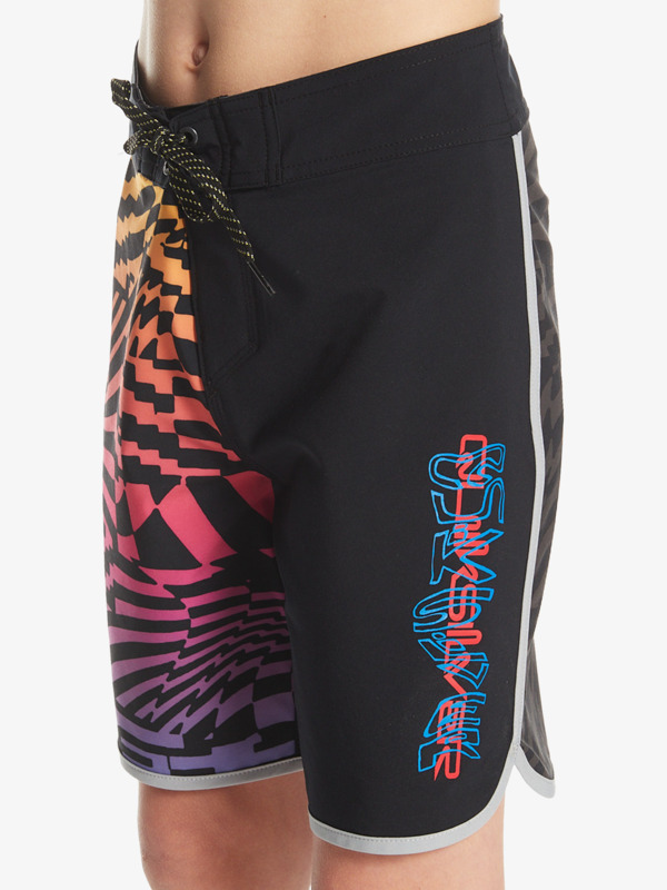 Quiksilver Boys Badehose Surfsilk Radical Scallop 16" - Boardshorts für Jungen - SALE
