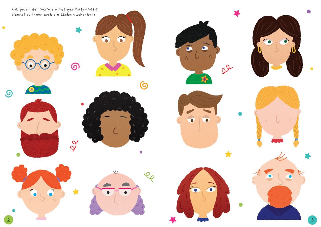Usborne Mein Immer-wieder-Stickerbuch: Lustige Gesichter Usborne Mein Immer-wieder-Stickerbuch: Lustige Gesichter