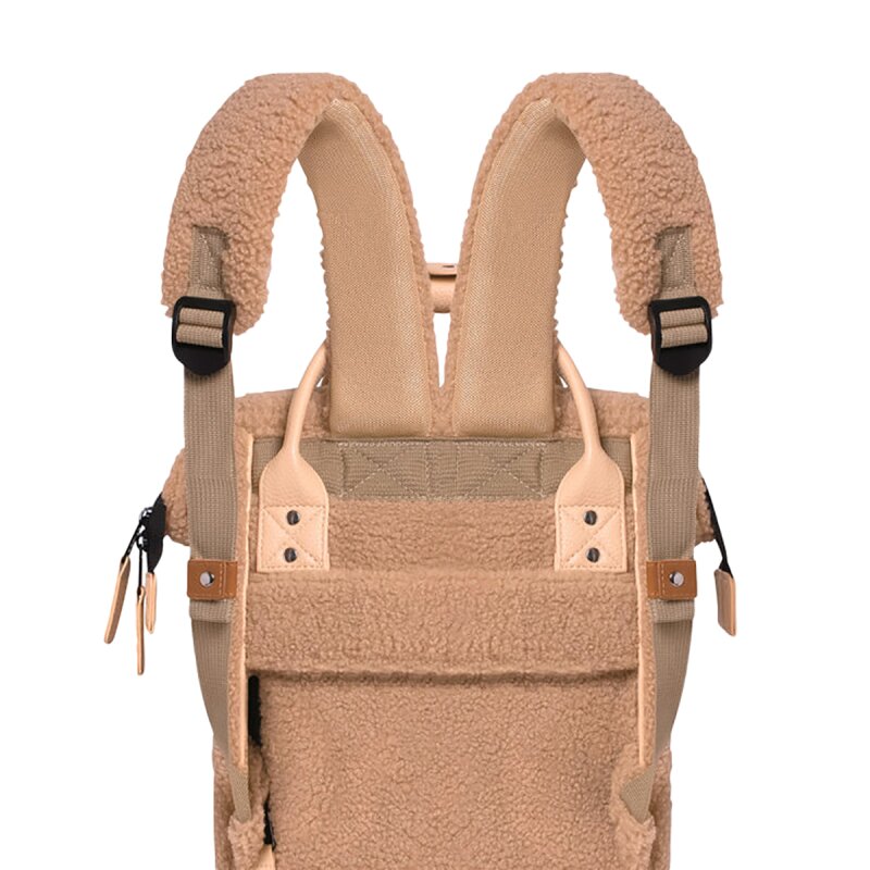 Cabaia Rucksack MANCHESTER Small mit Laptop-Fach - Teddy Beige Braun