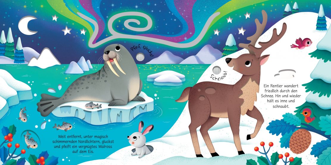 Usborne Was hörst du bei den Wildtieren?