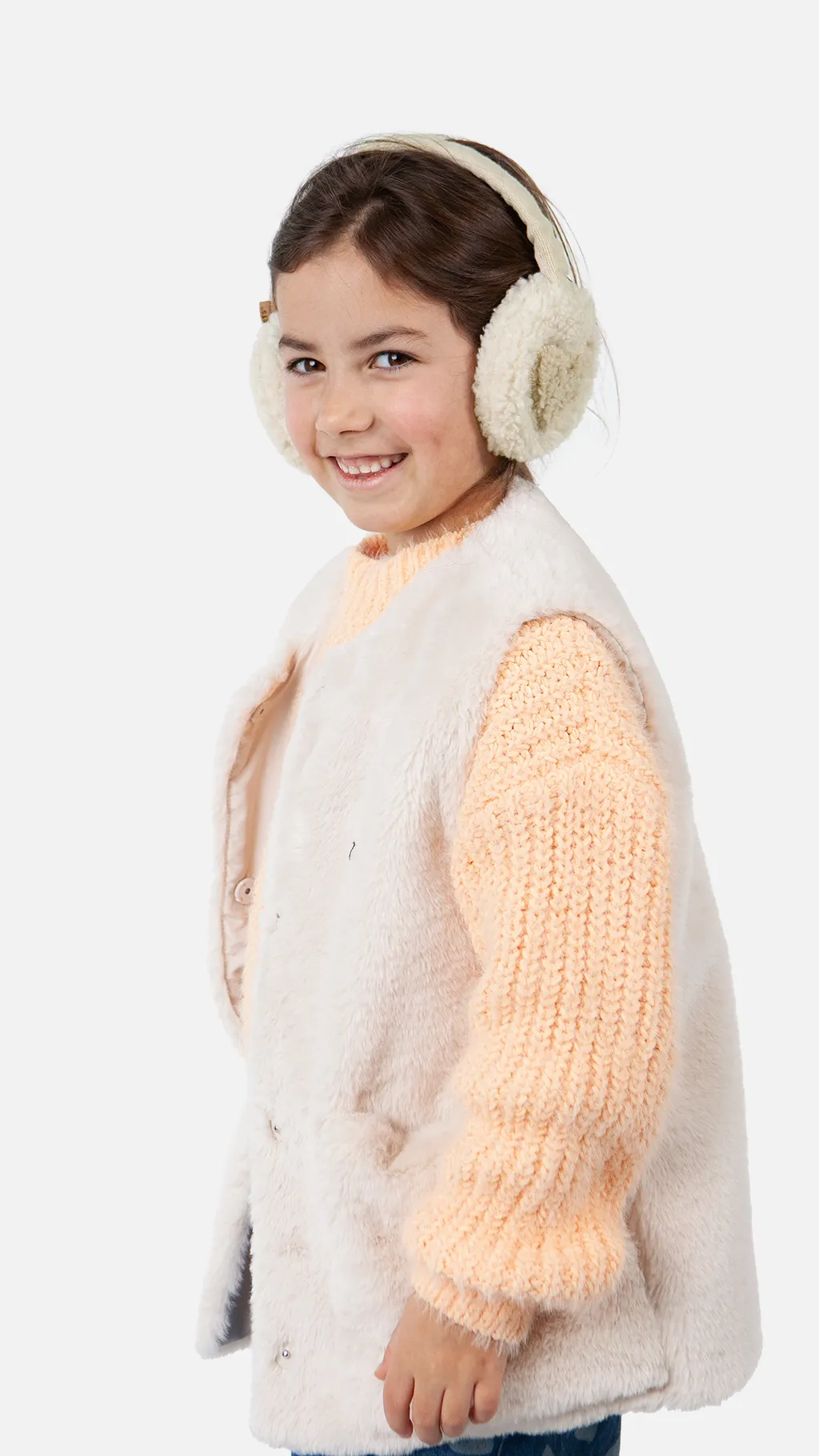 Barts Bozzie Earmuffs in Cream Teddy - Herz Barts Bozzie Earmuffs in Cream Teddy - Herz
