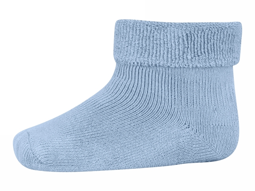 10_709_0_1468 MP Denmark Baby Frottee Socken - Baumwolle in Dusty Blue