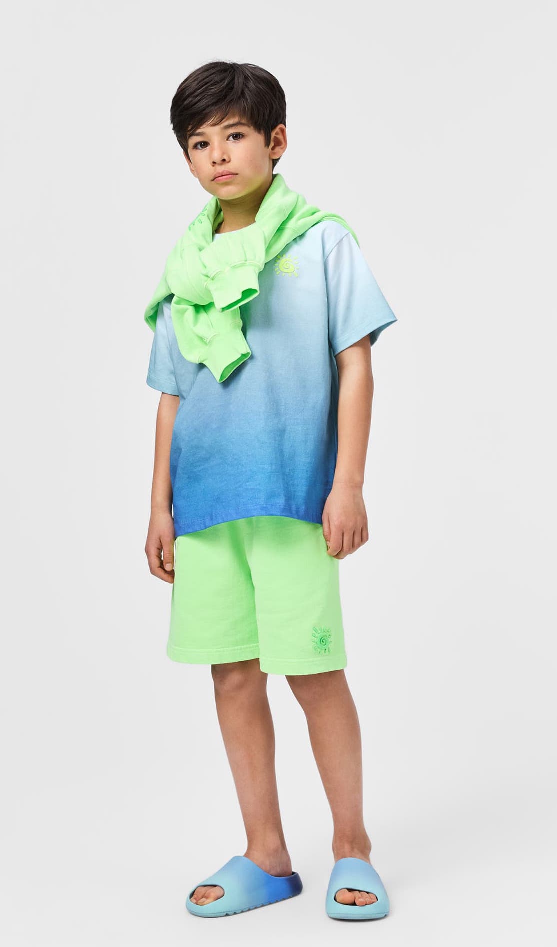 Molo Ador Jog Short in Pale Geko Neon Grün 