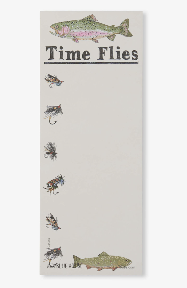 Little Blue House Magnetliste - Fly Fishing - Time Flies