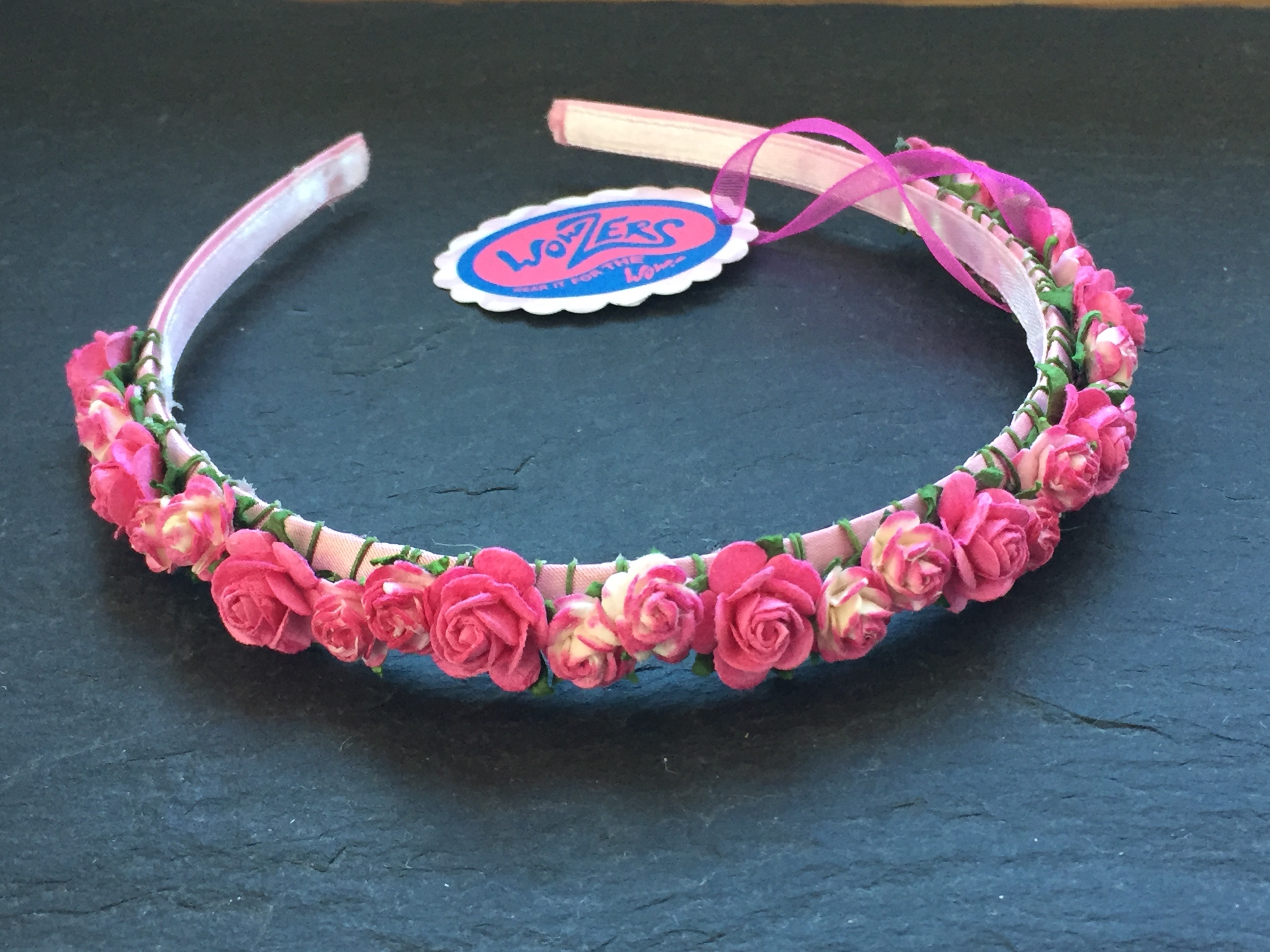 Wowzers Blütenkrone - Crown of Flowers - Handgefertigt - Kleine Blüten - Farbauswahl
