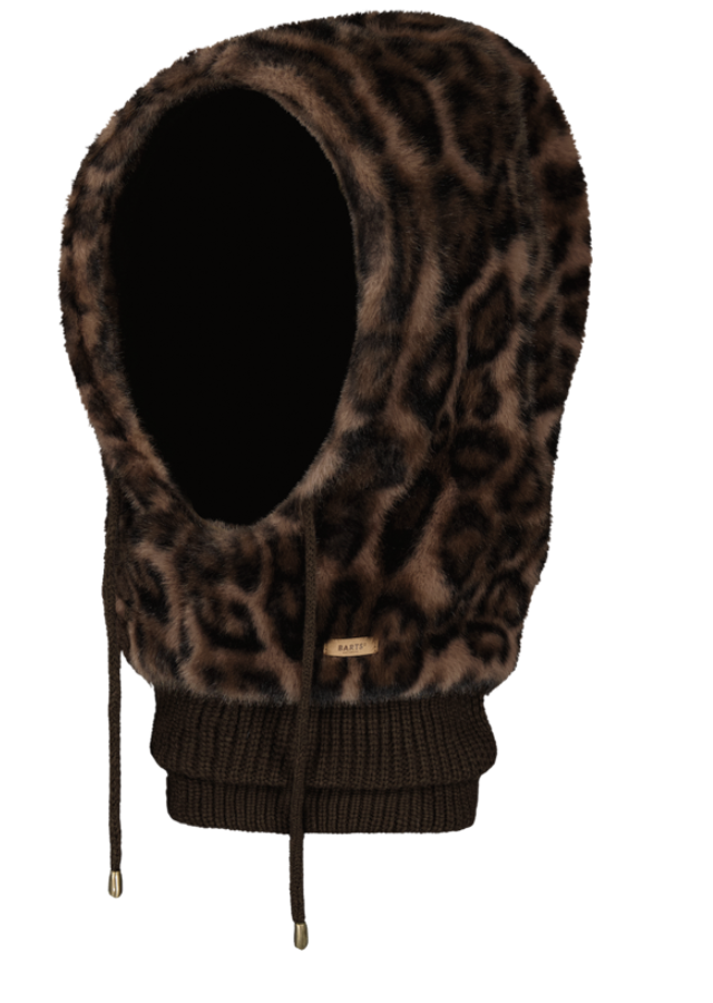 Barts Eliess Hood Faux Pelz Kapuze - Animal Print Leo