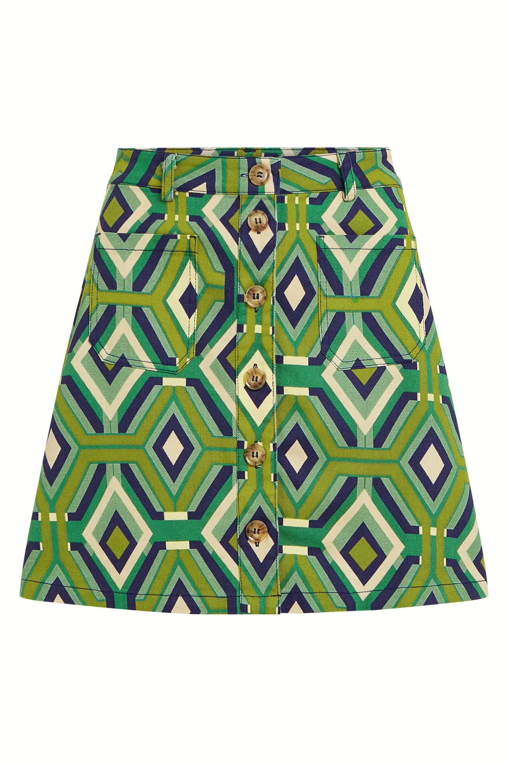 King Louie Garbo Mini Skirt Cadiz - Retro Rock - SALE King Louie Garbo Mini Skirt Cadiz - Retro Rock - SALE