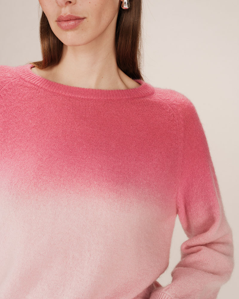 Grace & Mila Sacramento Strickpulli Gradient Farbverlauf in Pink - SALE