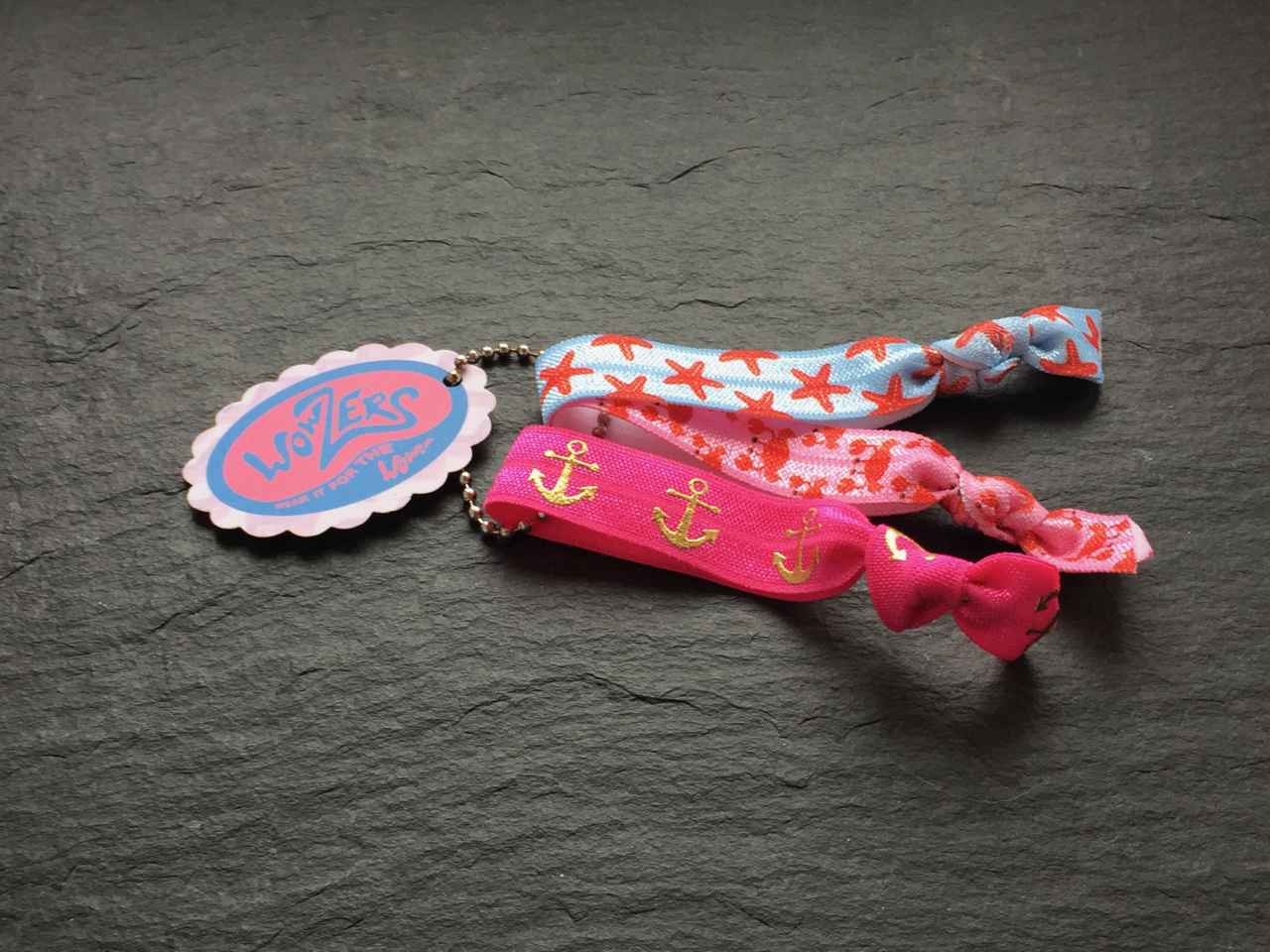 Wowzers Hair Ties Set von 3 Armbänder / Haargummi - Krabben