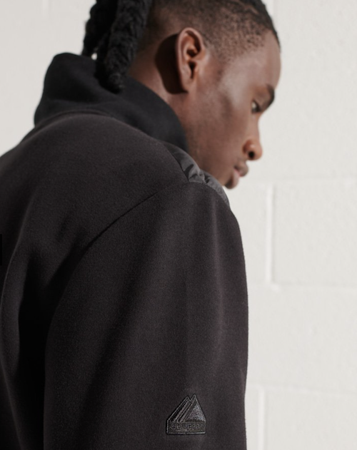 Superdry Übergangsjacke in Schwarz - SALE - Mountain Hybrid Bomber