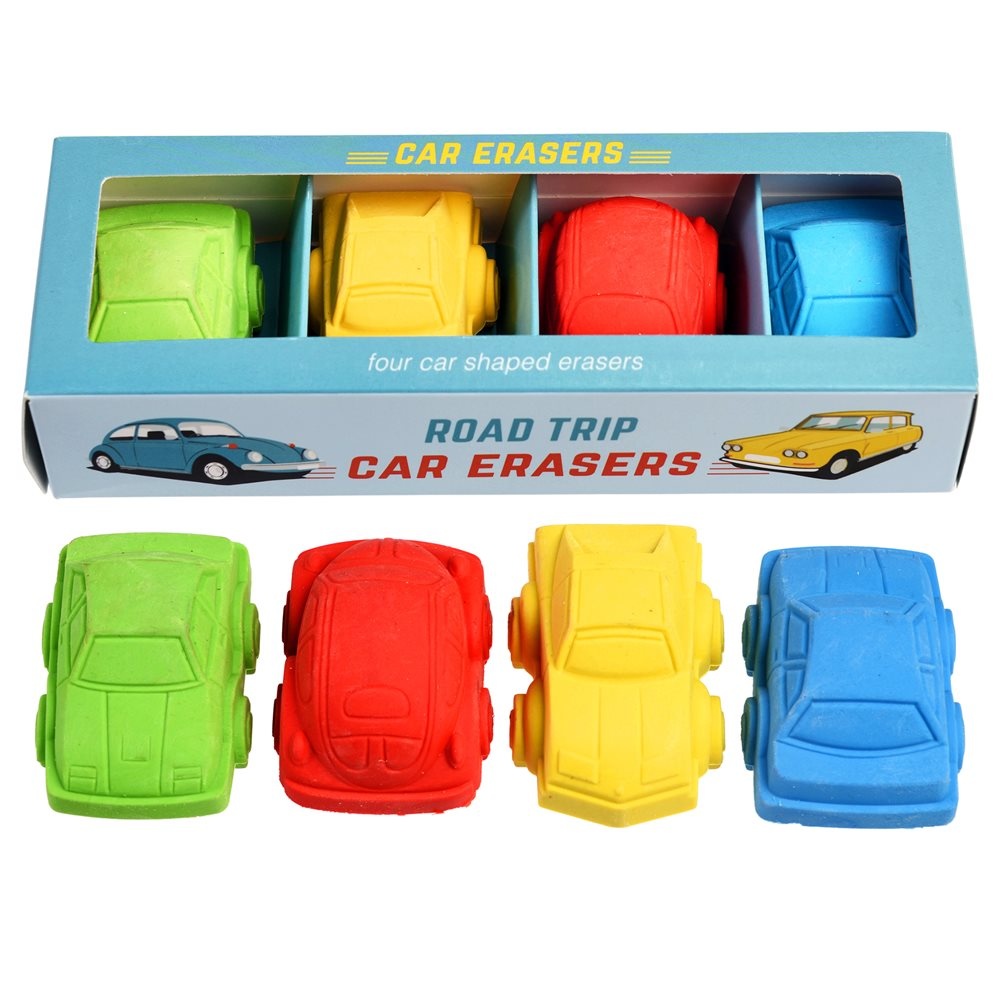 Rex London Radiergummi Set - Autos
