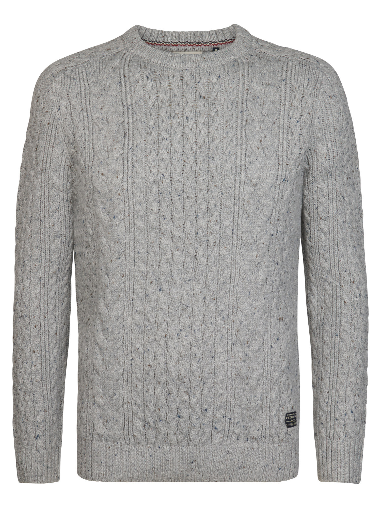 Petrol Industries Herren Strickpullover Irongate in Grau Petrol Industries Herren Strickpullover Irongate in Grau