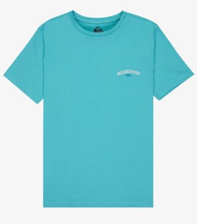 Quiksilver Urban Nomad - T-Shirt für Jungen in Türkis Blau - Cooles Backprint