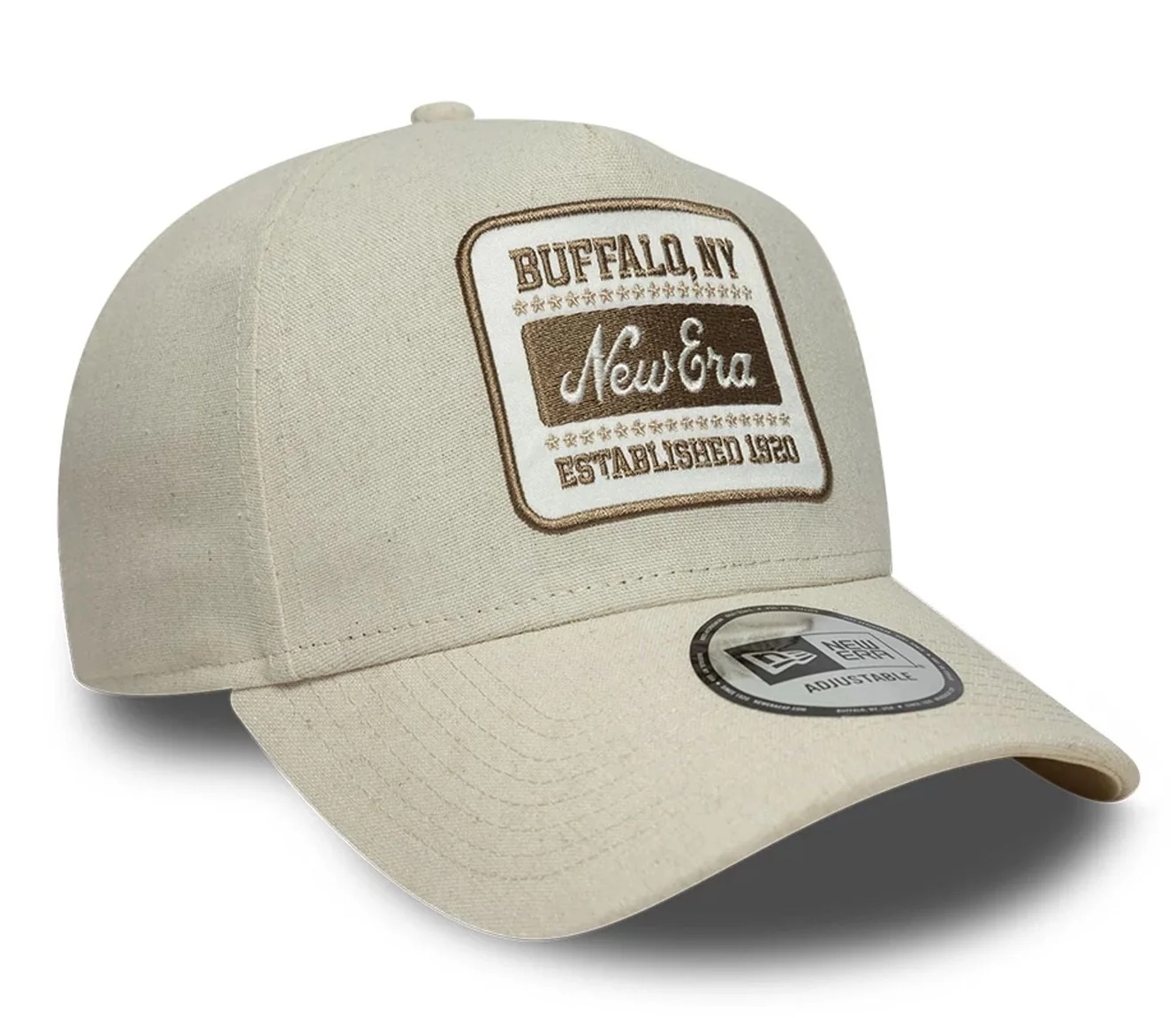 New Era Cap Hellbeige New Era Patch Line 9FORTY E-Frame Verstellbare Cap 