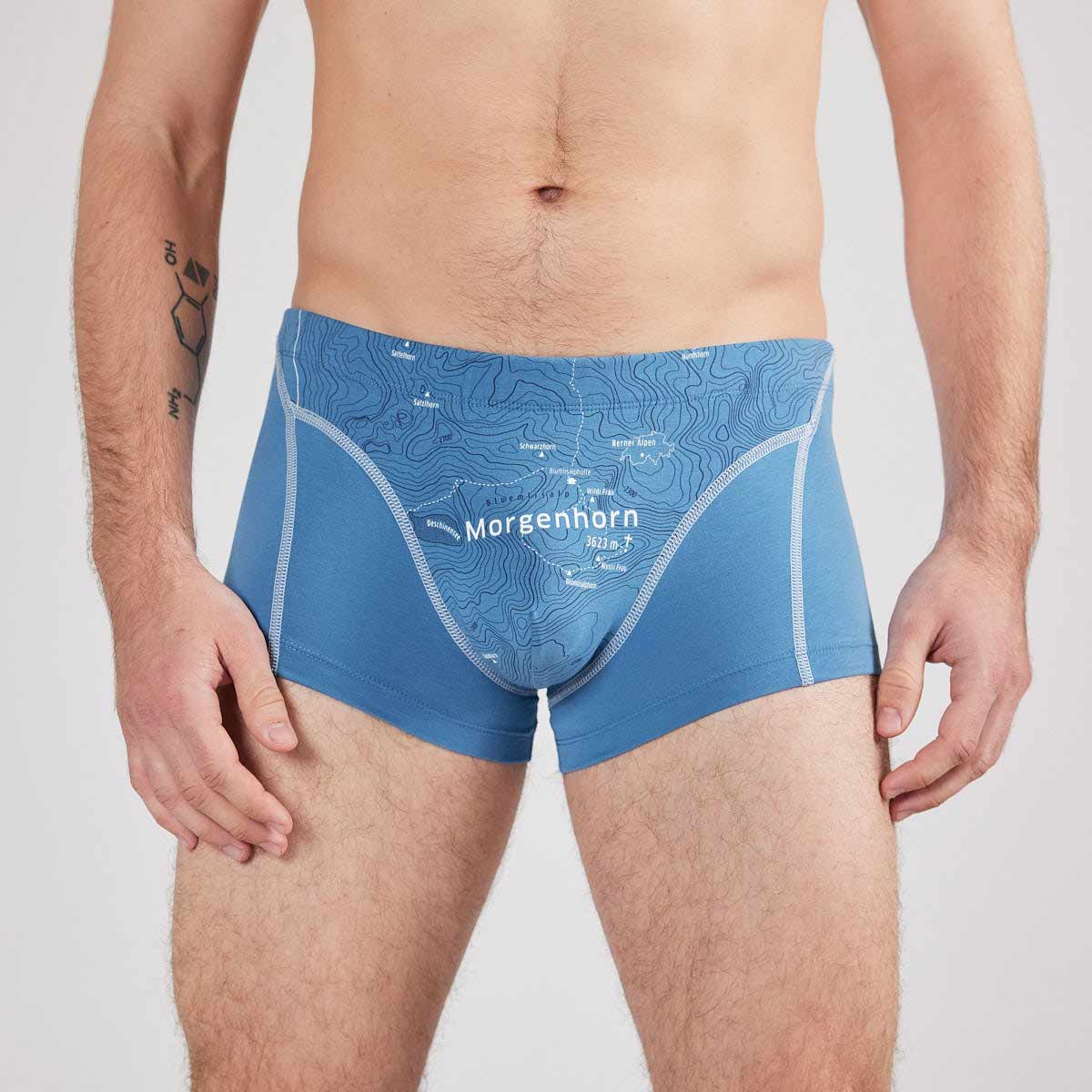 ESFE Alpine Bio-Wäsche Herren Boxer in Himmelblau - MORGENHORN