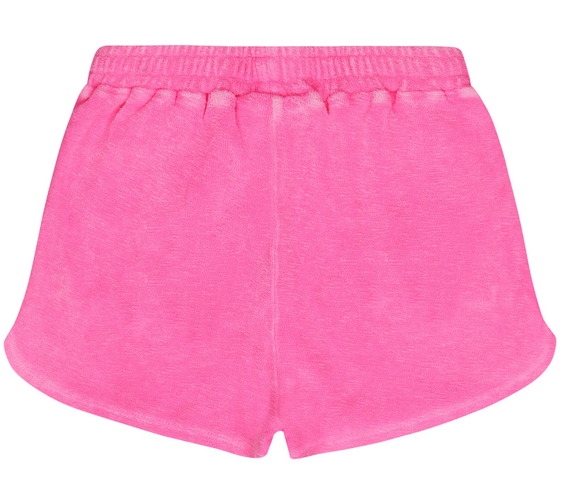 Tumble N Dry Camile Frottee Jog Short Sweatshort für Mädchen in Neon Pink