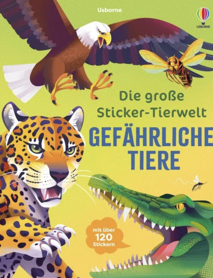 UsborneDie große Sticker-Tierwelt- Gefährliche Tiere UsborneDie große Sticker-Tierwelt- Gefährliche Tiere
