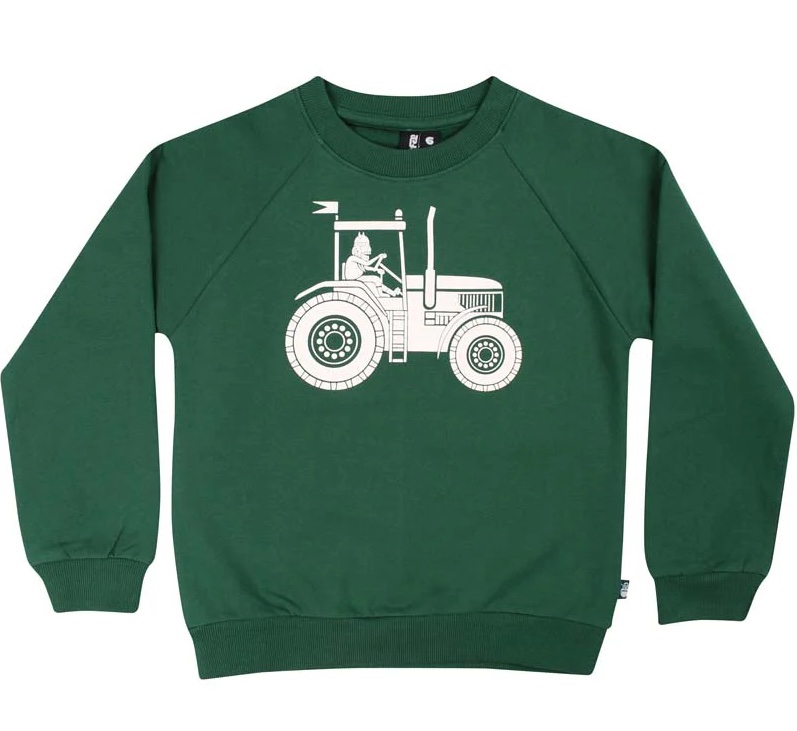danefae Danamerika TRAKTHOR Sweatshirt in Pine Grün mit Wikinger Traktor danefae Danamerika TRAKTHOR Sweatshirt in Pine Grün mit Wikinger Traktor