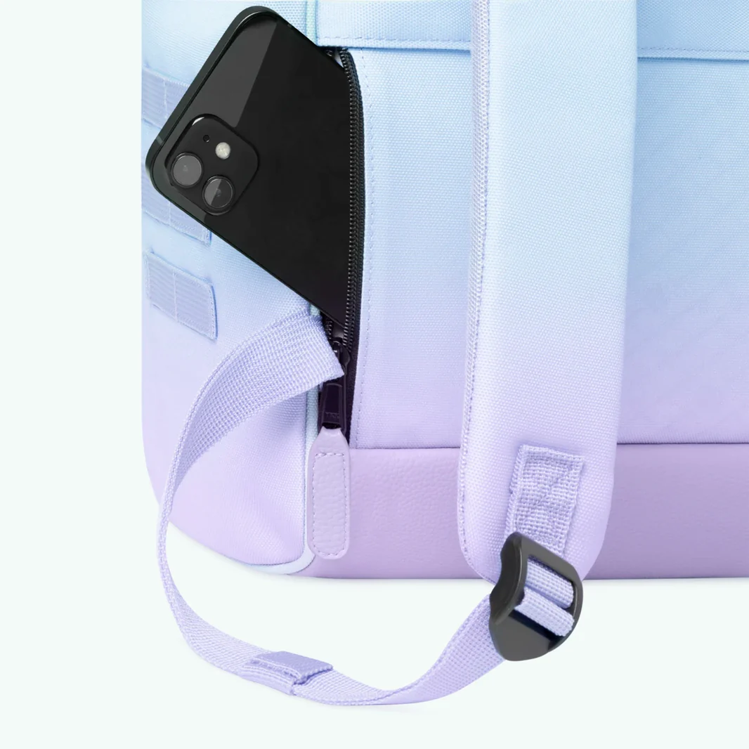 Cabaia Rucksack MYKONOS Medium mit Laptop-Fach Blau/Lila Farbverlauf