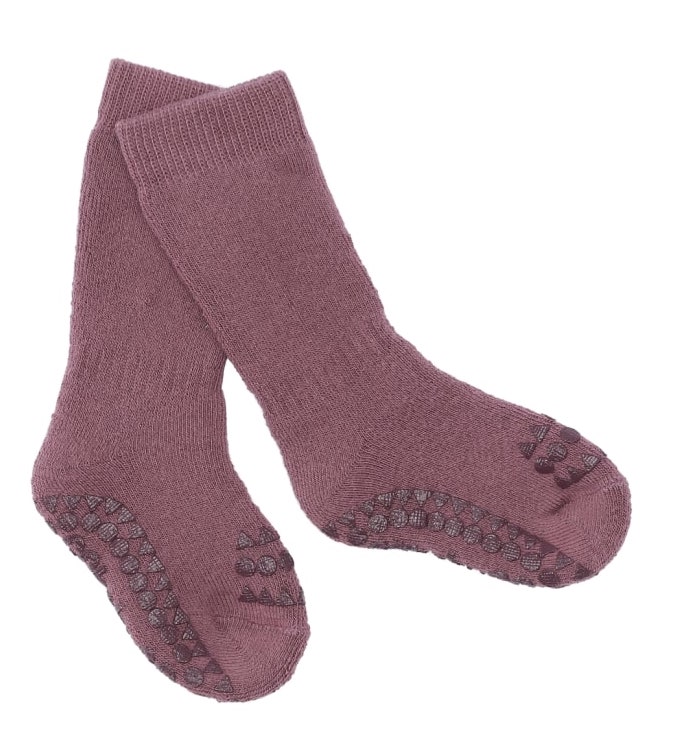 GOBABYGO-STOPPERSOCKEN-MISTY-PLUM GoBabyGo Thermo Stopper-Socken in Misty Plum