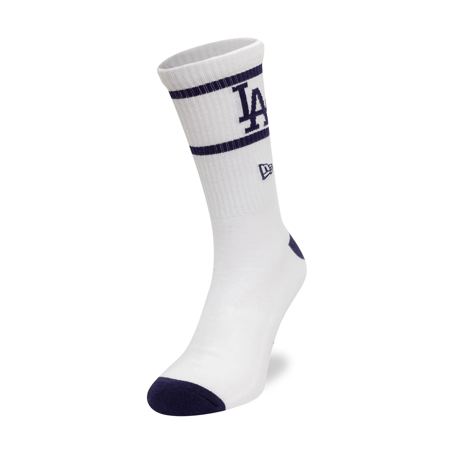 New Era Cap Crew Socken - Weiß/Dunkelblau LA Dodgers MLB Seasonal