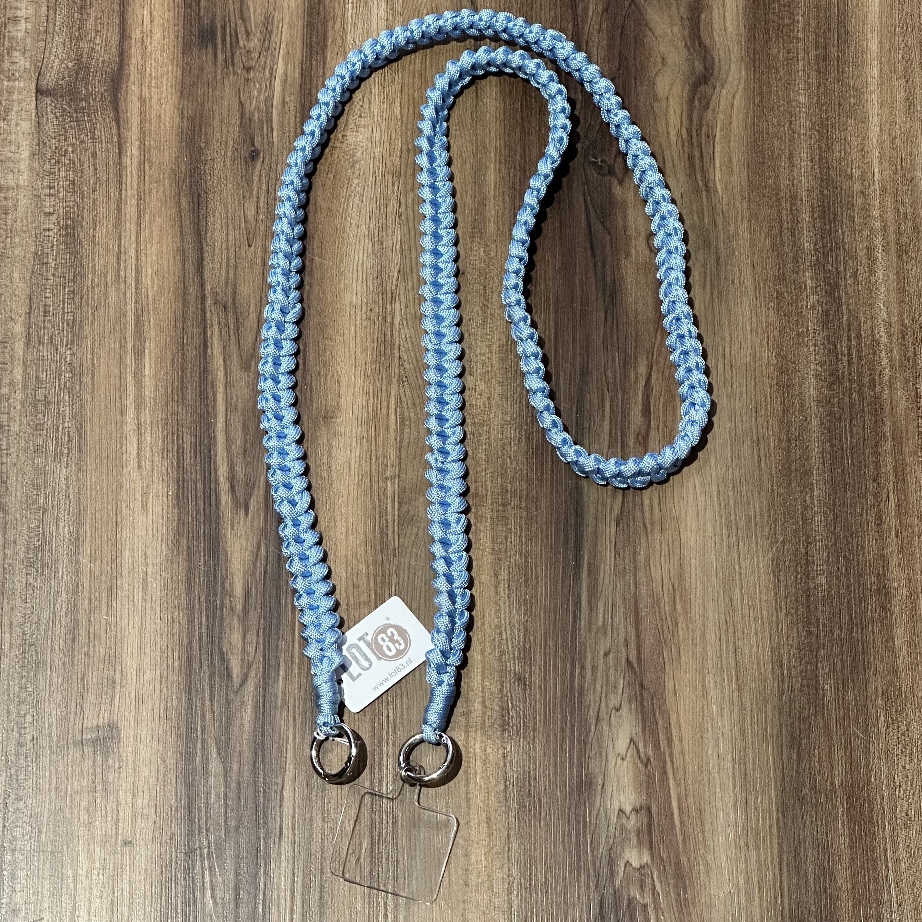 Lizzie Mae Handykette Kordl mit Zopf - Blau Lizzie Mae Handykette Kordl mit Zopf - Blau