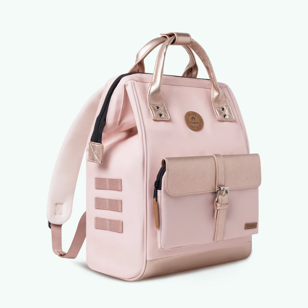 Cabaia Rucksack QUERETARO Small mit Laptop-Fach - Zartrosa & Gold Metallic Cabaia Rucksack QUERETARO Small mit Laptop-Fach - Zartrosa & Gold Metallic