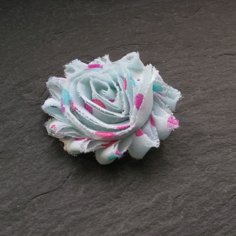 Wowzers Blütenclips - Shabby Chic für Haare & Kleidung - Confetti