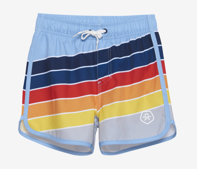 720142_3520_A Color Kids Badehose Schwimmshort - Sportliche Streifen