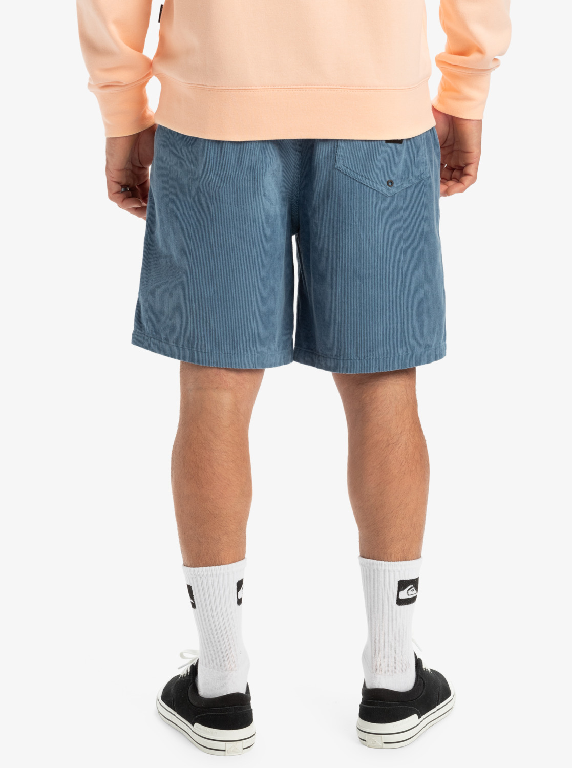 Quiksilver Taxer Cord - Kordshorts für Männer in Coronet Blue - Rauchblau Quiksilver Taxer Cord - Kordshorts für Männer in Coronet Blue - Rauchblau