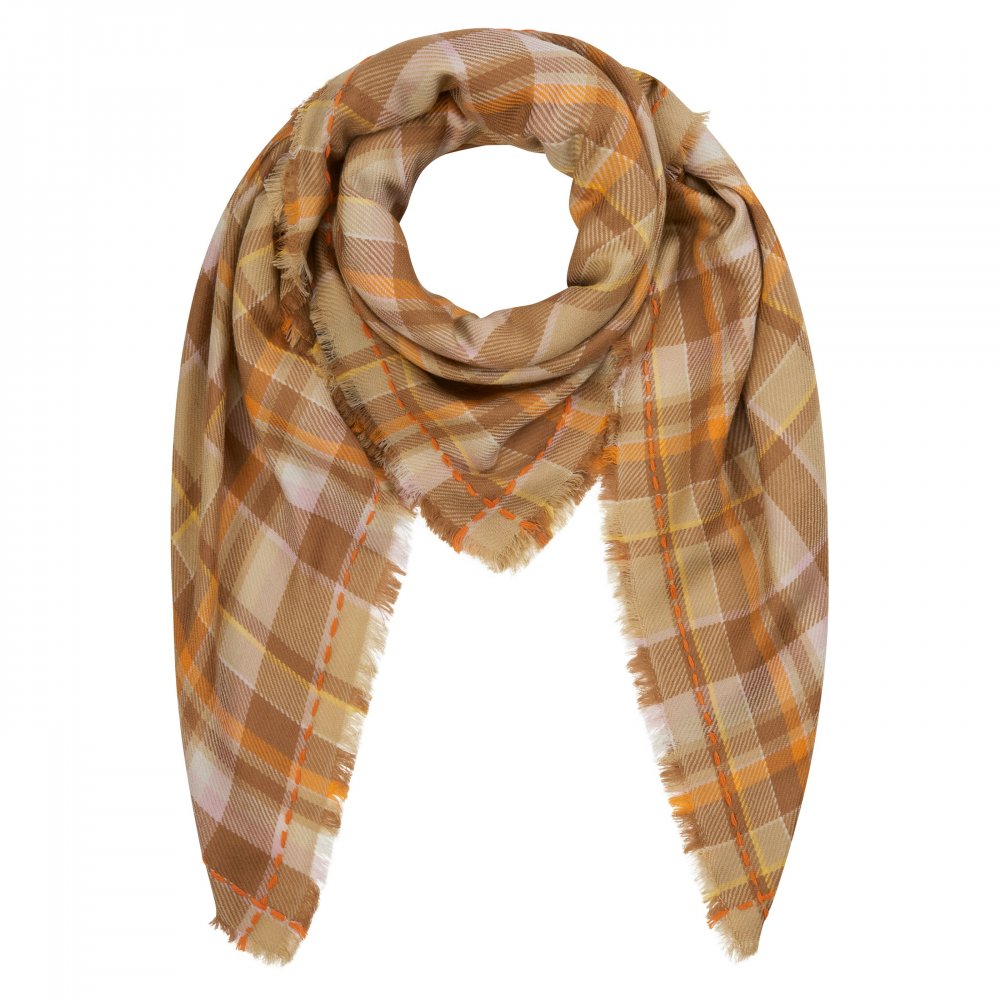 Codello Tuch Schal super weiche Wolle - Checks Woven - Karo - SALE