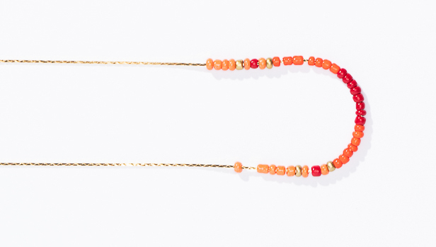 Lumisha Xana Kette - Pink & Orange