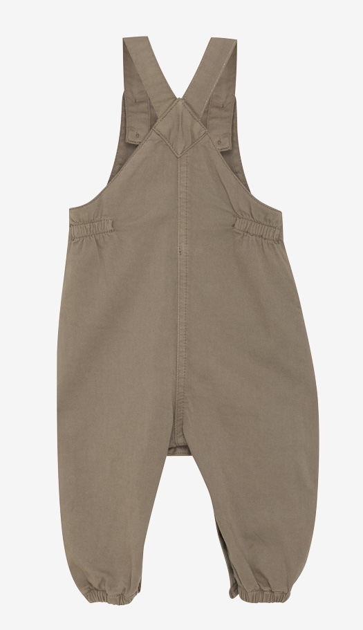 MInymo Latzhose Overall Twill in Timber Wolf Braun 