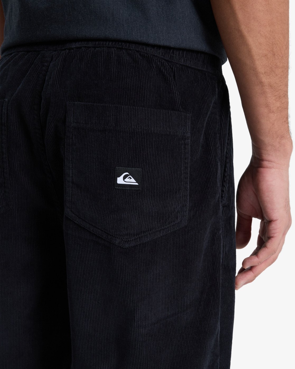 Quiksilver Taxer Regular Cord Hose in Schwarz