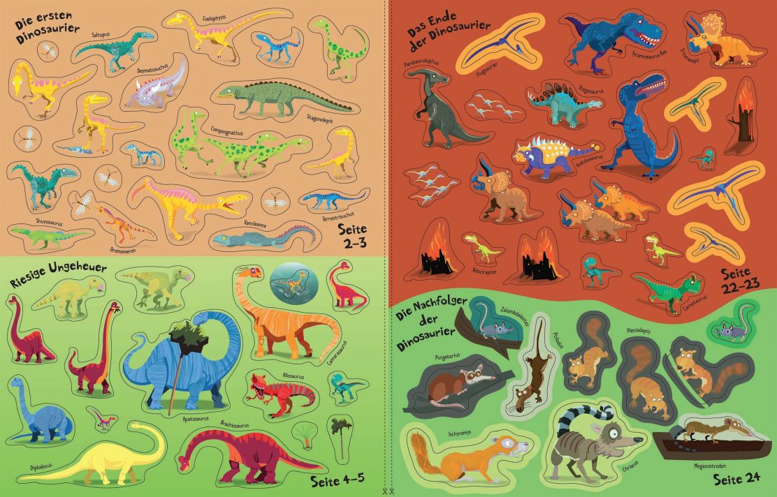 Usborne Mein Stickerbuch - Dinosaurier