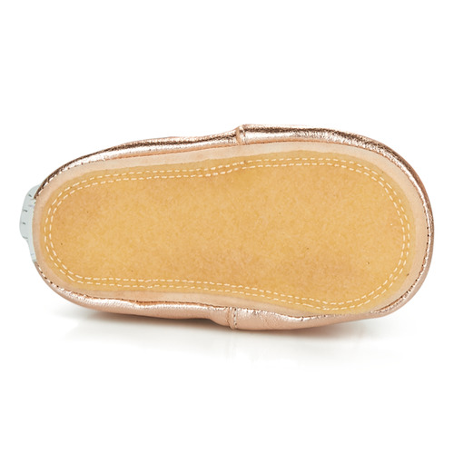 EASY-PEASY-ETOILE-5 Easy Peasy Etoile Baby Leder Krabbelschuh rosa metallic mit Stern - SALE
